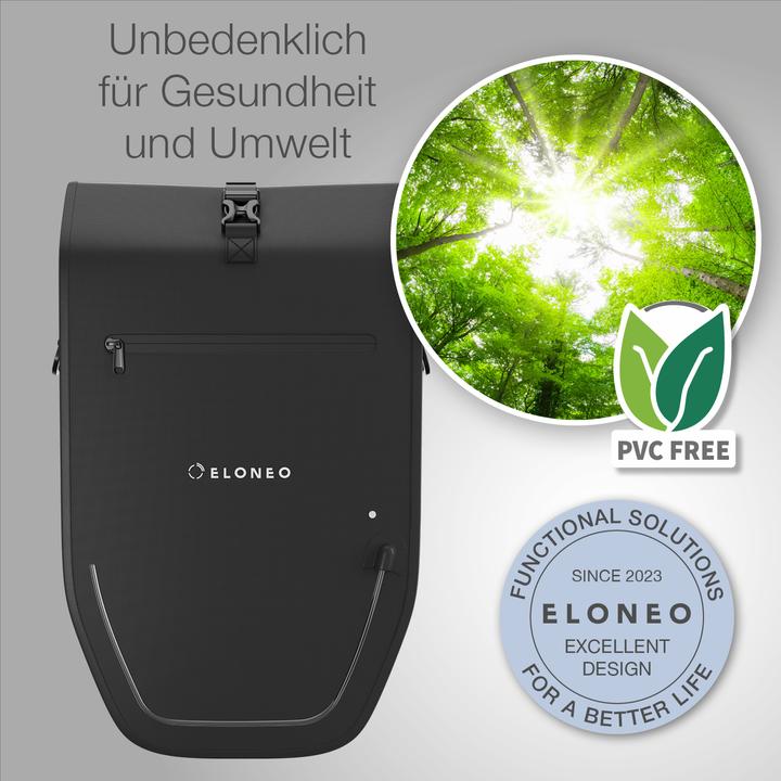 Image du produit Eloneo Sacoche de vélo pour ordinateur portable (28 l, Sacoches)