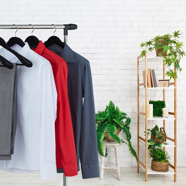 Actual product image Relaxdays Velvet hanger (10 x)