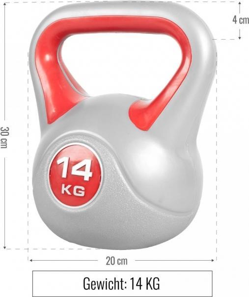 Image du produit Gorilla Sports Set de kettlebell (1 x 16 kg, 2 x 14 kg)