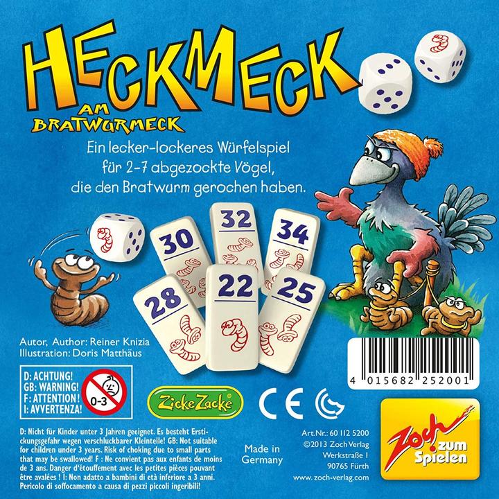 Actual product image Zoch Heckmeck at Bratwurmeck (German)