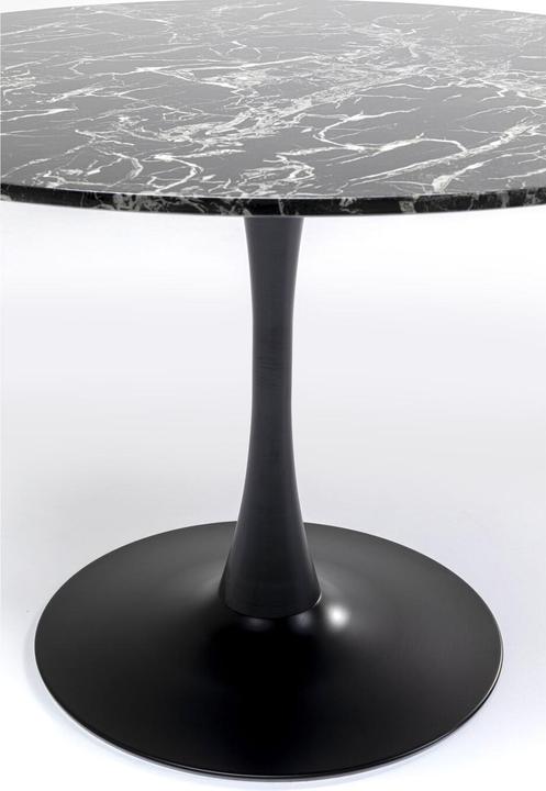 Produktbild Kare Design Tisch Veneto Marmor Schwarz Ø110cm
