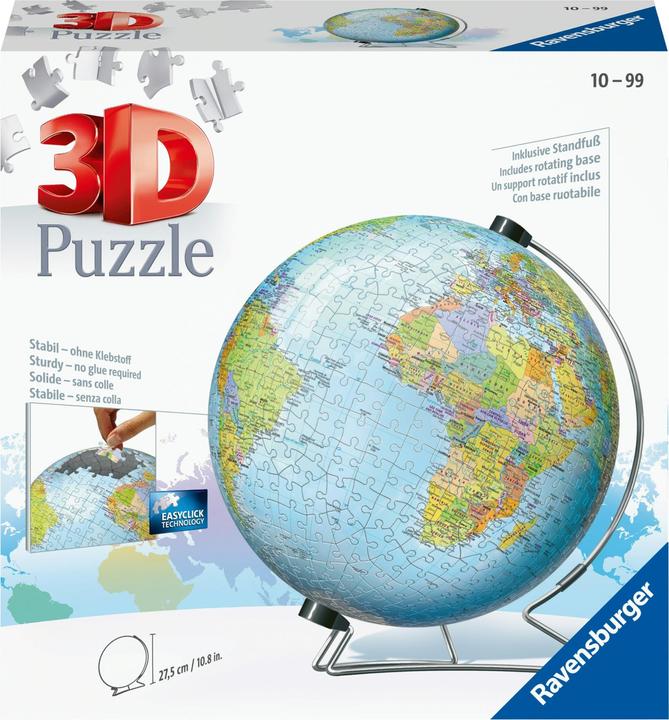 Produktbild Ravensburger 3D-Kugel-Erde 540st. (540 Teile)