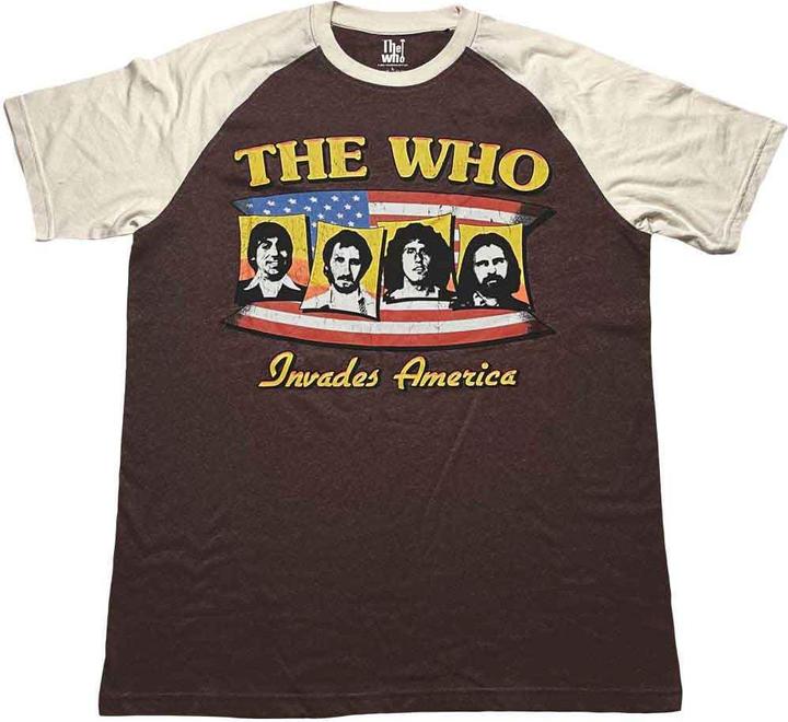 The Who Invades America (BrownNeutral) Raglan