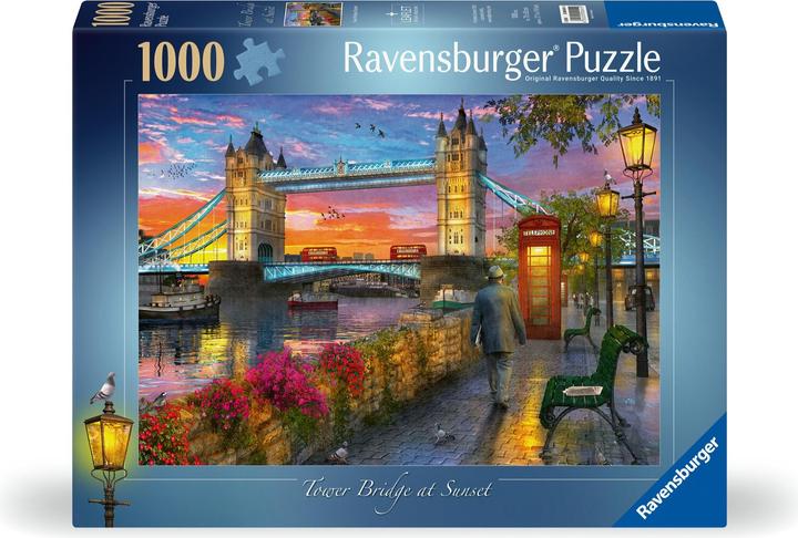 Immagine prodotto Ravensburger Puzzle - Ponte della Torre al tramonto 1000p (12000041) (1000 pezzi)