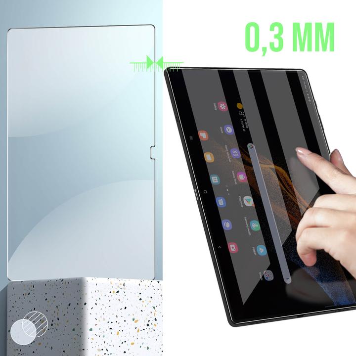 Produktbild Avizar 9H Härtegrad Glas-Displayschutzfolie (1 Stück, Samsung Galaxy Tab S10 Ultra)