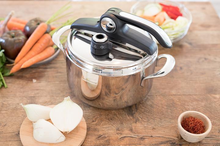Productafbeelding Lagostina Mia snelkookpan, 22 cm, 5 L (22 cm, Snelkookpan, Roestvrij staal)