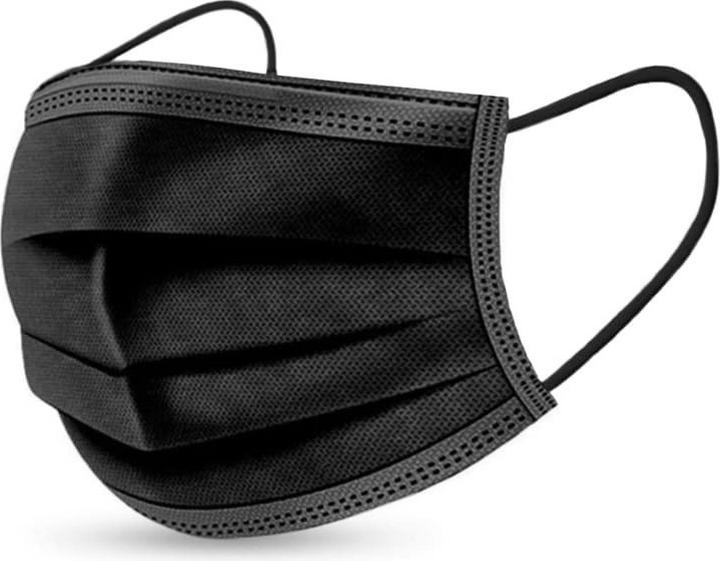 Neutral Hygiene Maske Typ II R 575553 schwarz, EN-14683 50 Stück (5 x)