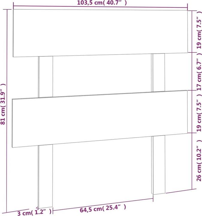 Immagine prodotto VidaXL Lashonda (124 x 3 x 81 cm)