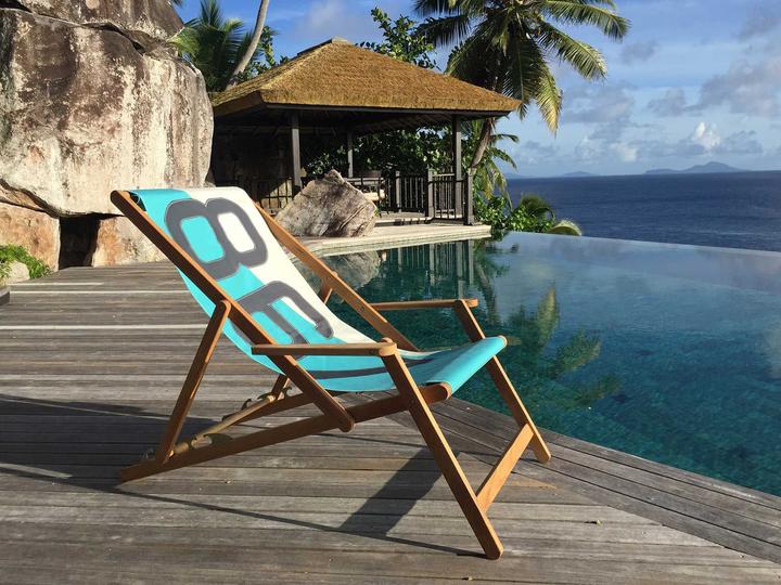 Actual product image 727 Sailbag Deck Chair with Armrest in Dacron Sail