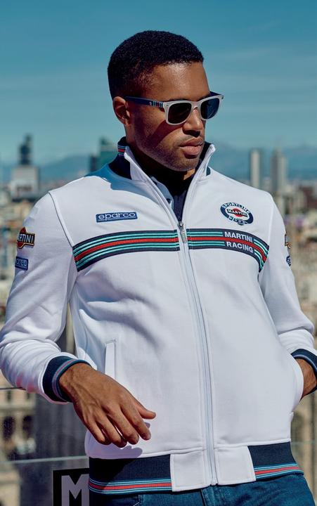 Actual product image Sparco Martini Racing Full Zip Sweatshirt (L)