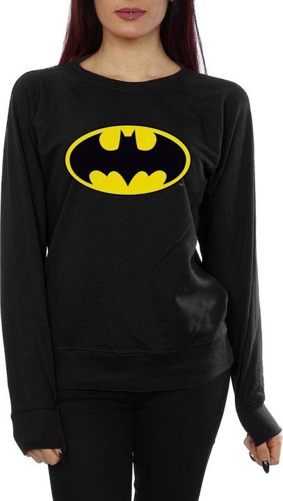 Actual product image Batman Womens/Ladies Logo Cotton Sweatshirt (XS)