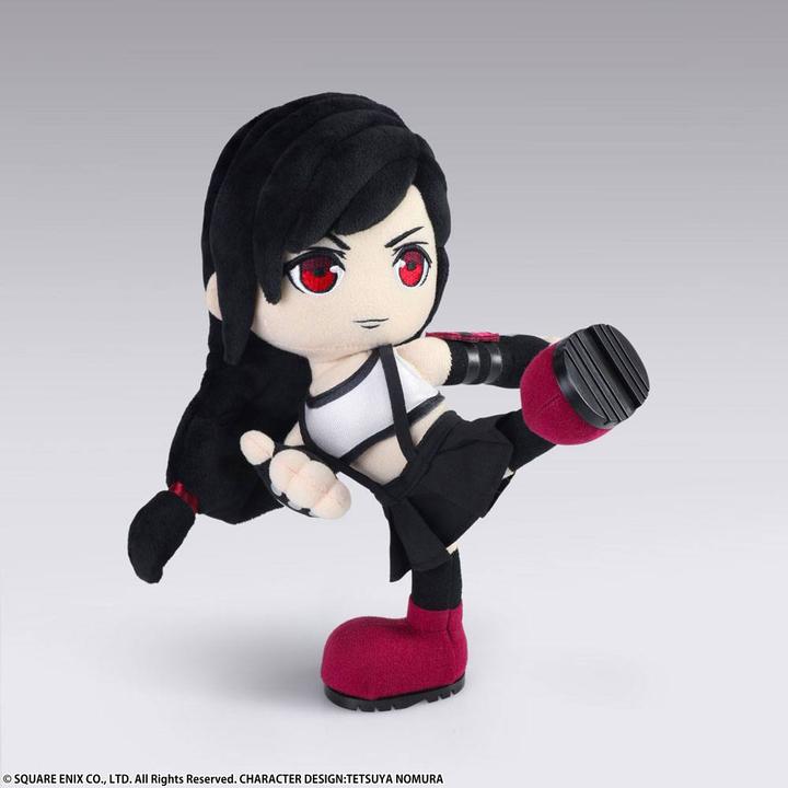 Actual product image Square Enix Final Fantasy VII peluche Action Doll Tifa Lockhart 27 cm