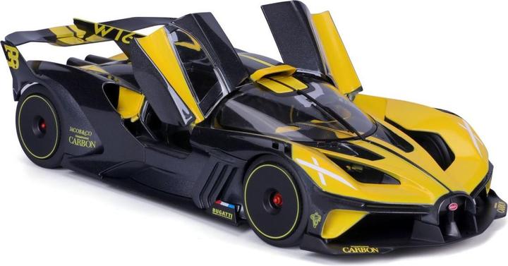Productafbeelding Bburago Bugatti Bolide 1/18 geel/zwart