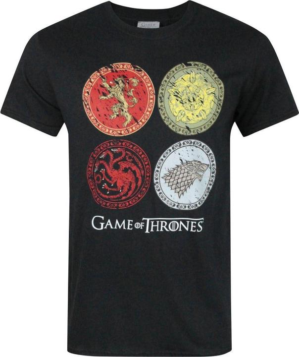 Actual product image Game of Thrones official House Crests TShirt (S)