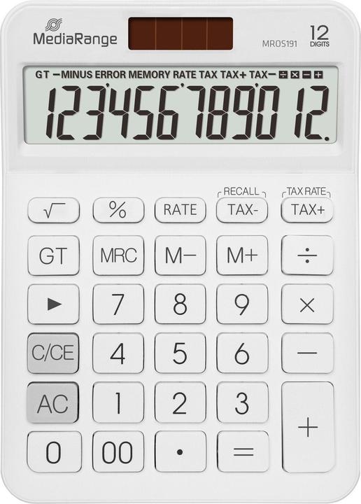 Actual product image MediaRange Pocket r.w.control b. 12-st. LC-Display Solar/Bat. (Solar cells, Batteries)