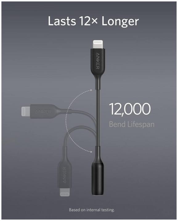 Produktbild Anker Lightning auf Kopfhörerstecker Adapter (Lightning)