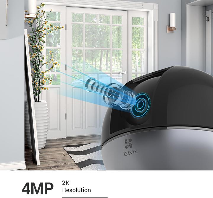 Image du produit EZVIZ C6W caméra rotative 4 MP + détection de visage (2560 x 1440 Pixels)