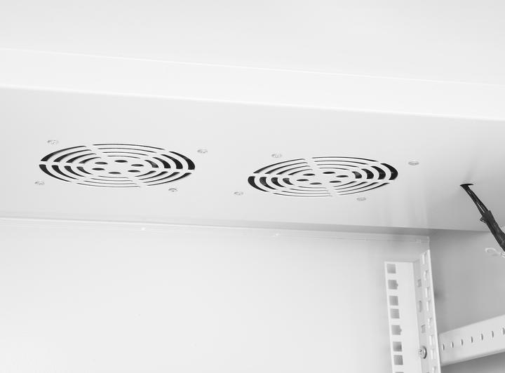 Produktbild Intellinet Industrieller IP55 19" Wandverteiler mit integrierten Lüftern, 6 HE (6 HE, 19 Zoll Rack)