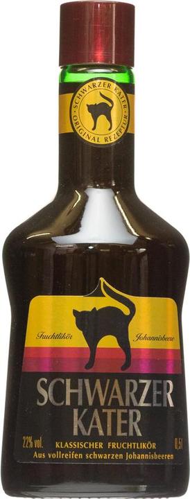 Actual product image Schwarzer Kater classic fruit liqueur