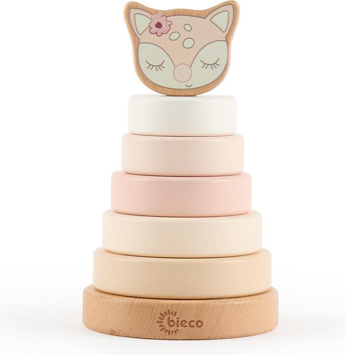 Actual product image Bieco Stacking tower deer Ella
