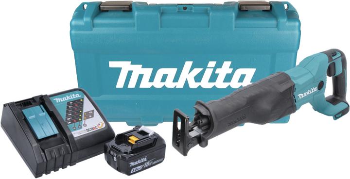 Actual product image Makita DJR 186 RF1K Battery Reciprocating Saw 18 V + 1x Battery 3.0 Ah + Charger + Case