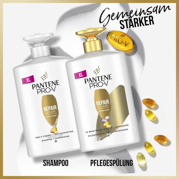 Actual product image Pantene Pro-V Repair & Care Shampoo For Damaged Hair, 1 litre (1000 ml, Liquid shampoo)