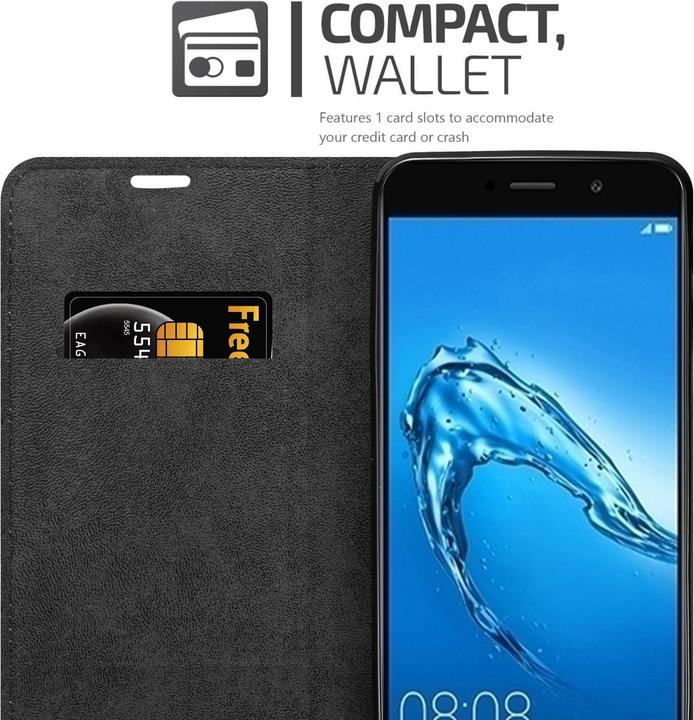 Image du produit Cadorabo Book Invis. Étui magnétique (Huawei Y7 Prime (2017))