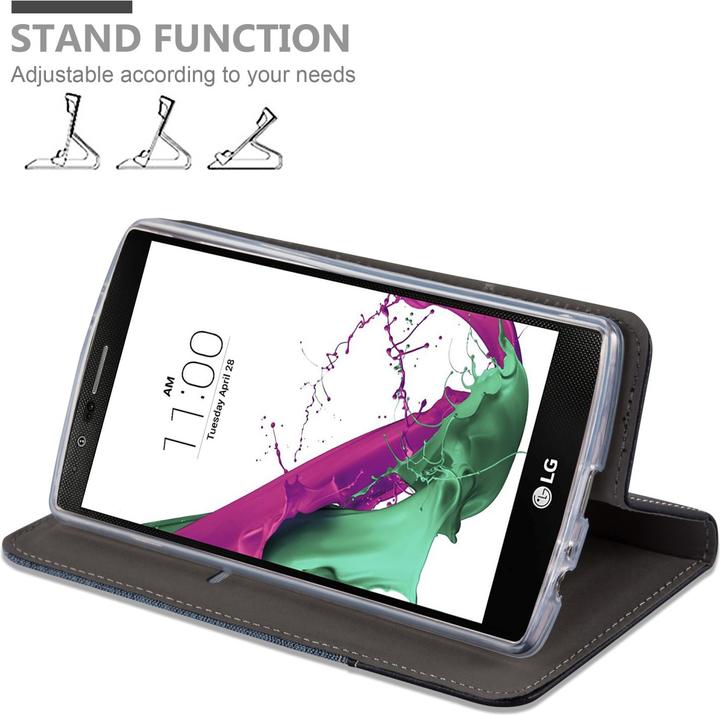 Actual product image Cadorabo Book Jeans Optics Cover (LG G4, Motorola Moto G4 Plus)