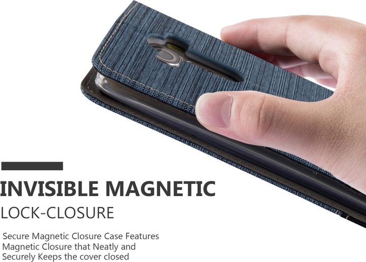 Actual product image Cadorabo Book Jeans Optics Cover (LG G4, Motorola Moto G4 Plus)