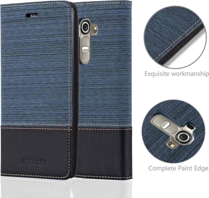 Actual product image Cadorabo Book Jeans Optics Cover (LG G4, Motorola Moto G4 Plus)