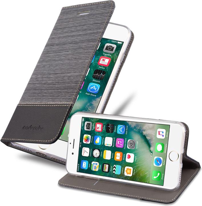 Image du produit Cadorabo Book Jeans Optik Cover (Apple iPhone 7 Plus, Apple iPhone 7s Plus)