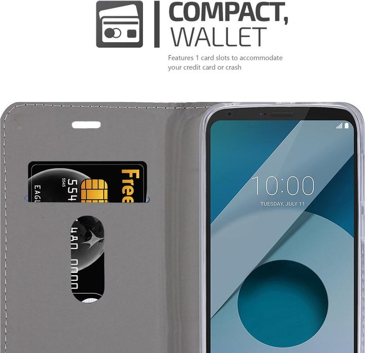 Image du produit Cadorabo Book Jeans Optik Cover (LG Q6)