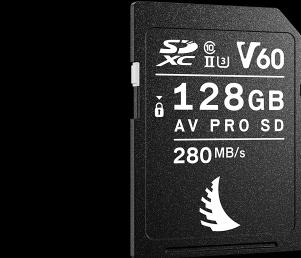 Actual product image Angelbird AV PRO V60 (128 GB, SDXC, U3, UHS-II)