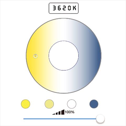 Produktbild Falcon Eyes Bi-Color LED Spot Lampe Dimmbar DLL-3000TW auf 230V