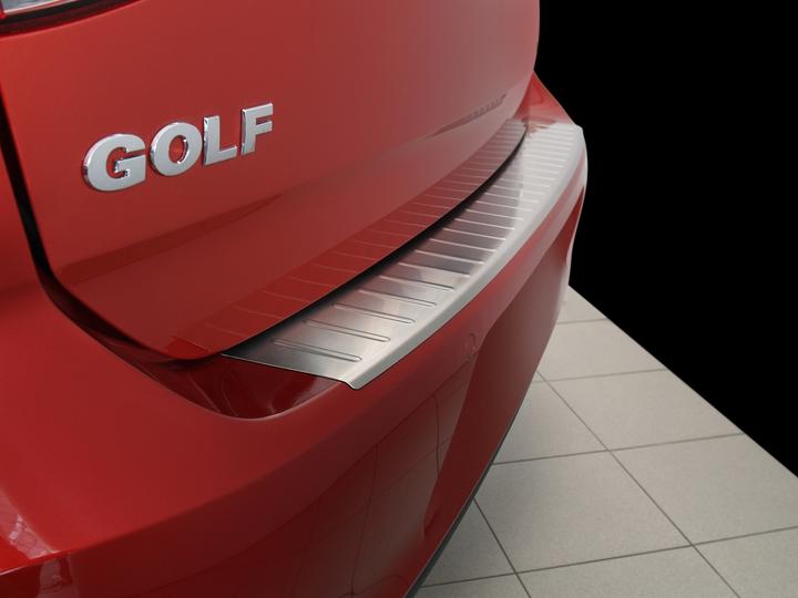 Produktbild Avisa Edelstahl Ladekantenschutz für VW Golf 7 Limousine ab 2012 bis heute (Heck)