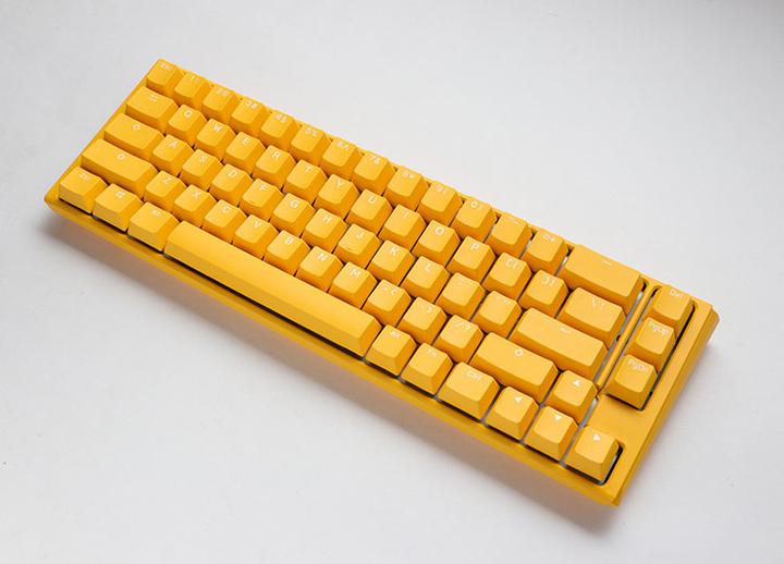 Actual product image Ducky One 3 Yellow SF Gaming Keyboard, RGB LED - MX-Red (US) (US, Cable)