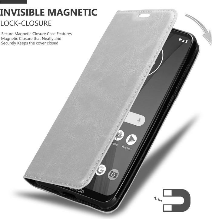 Image du produit Cadorabo Book Invis. Étui magnétique (Motorola Moto G7)