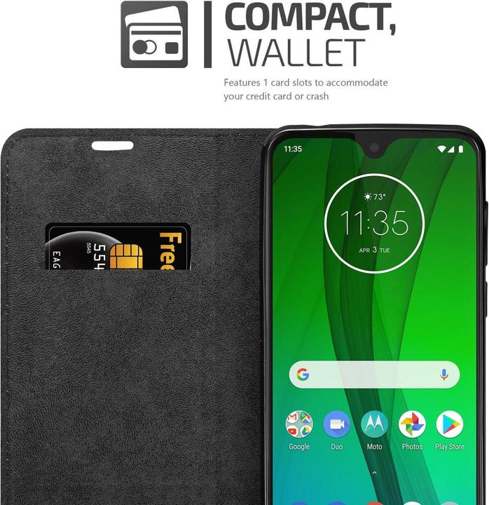Image du produit Cadorabo Book Invis. Étui magnétique (Motorola Moto G7)