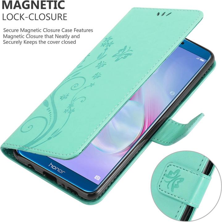 Image du produit Cadorabo Pochette Flower Book (Honor 9X Lite)
