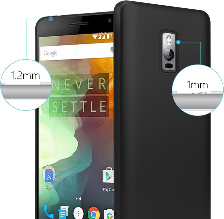Image du produit Cadorabo Coque TPU Matt Metallic (OnePlus X)