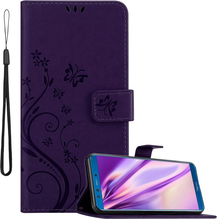 Floral violet foncé