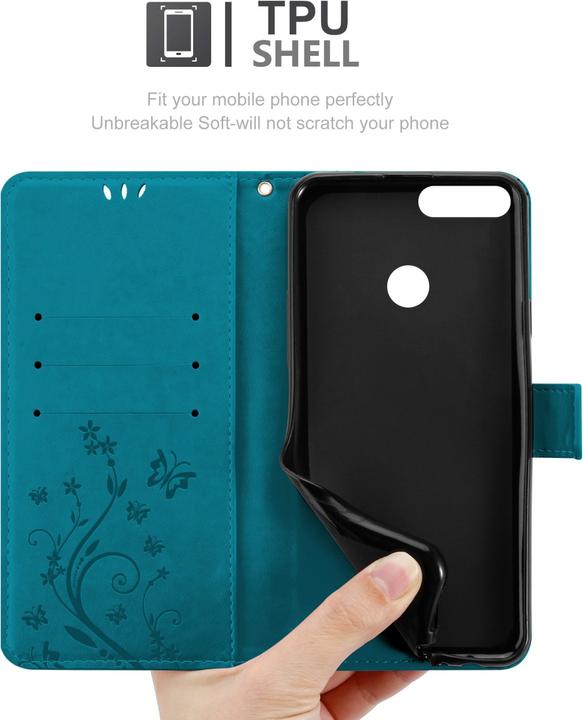 Image du produit Cadorabo Pochette Flower Book (Honor 9X Lite)