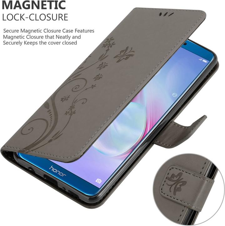 Actual product image Cadorabo Flower Book Cover (Honor 9X Lite)
