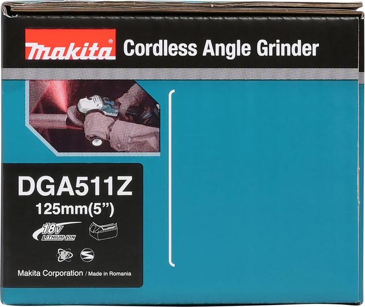Actual product image Makita DGA511Z (125 mm)