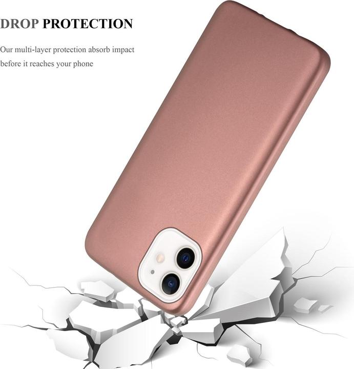 Actual product image Cadorabo TPU Matt Metallic Cover (Apple iPhone 12 mini)