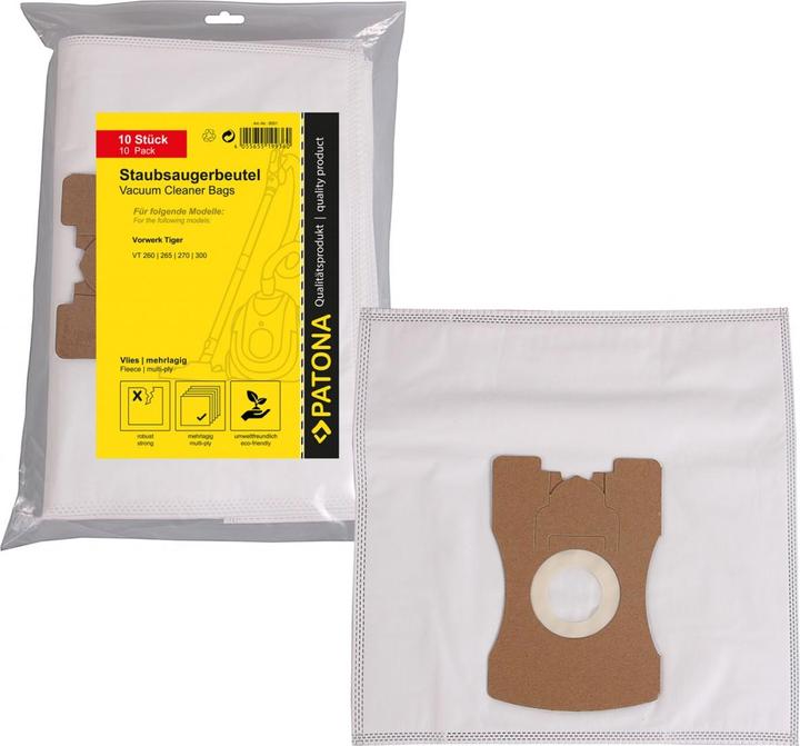 Immagine prodotto Flickbee Pile per sacchi Hoover per Vorwerk Tiger VT260/VT300 (10 pezzi)