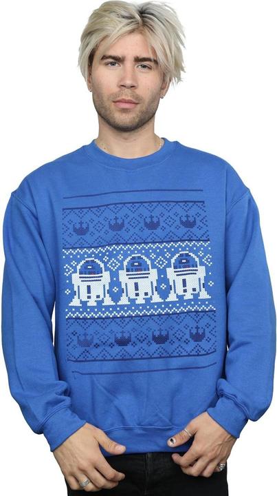 Produktbild Star Wars Christmas R2D2 Fair Isle Sweatshirt (4XL)