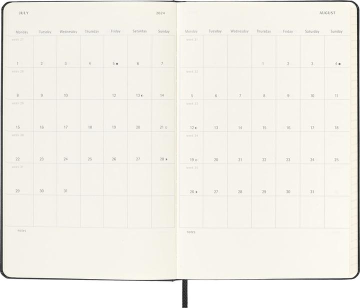 Image du produit Moleskine Agenda d'affaires Daily (13 x 21 cm, Anglais)