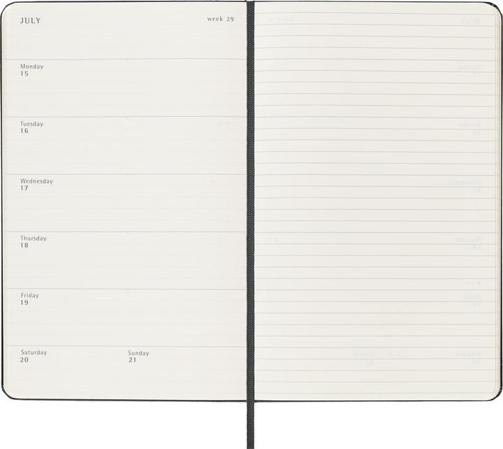 Image du produit Moleskine Agenda des élèves (13 x 21 cm, Anglais)