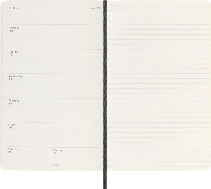 Image du produit Moleskine Agenda scolaire Soft Cover (13 x 21 cm, Anglais)
